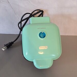 Dash Egg Bite Maker Aqua Green Portable Breakfast Maker, No Egg Cups